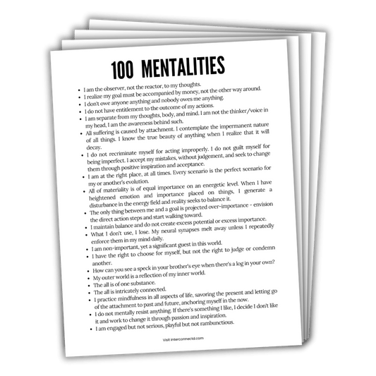 100 Mentalities